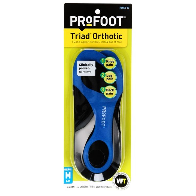 ProFoot Triad Orthotic Mens 8-13 (each 
