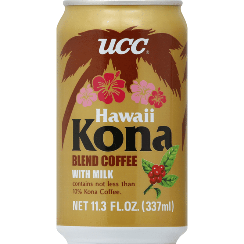 UCC Coffee, Hawaii Kona Blend, With Milk (11.3 oz) Delivery or Pickup Near Me Instacart