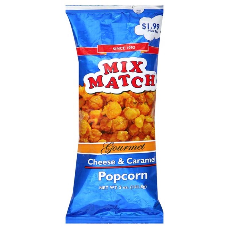 Mix Match Popcorn, Gourmet, Cheese & Caramel (5 oz) Instacart