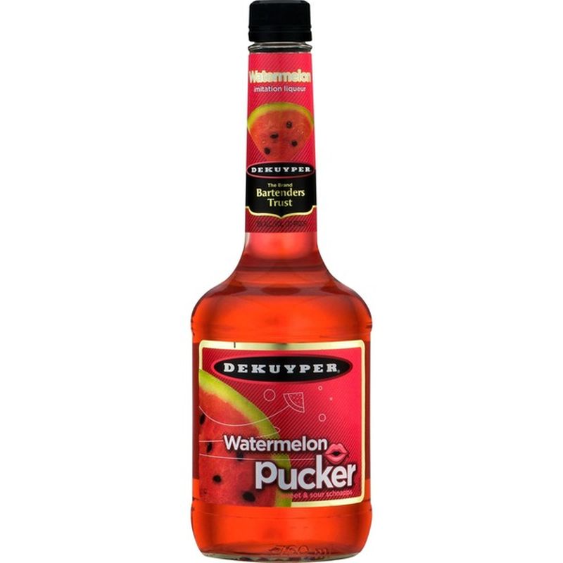 DeKuyper Pucker Watermelon Schnapps Liqueur (750 ml) - Instacart