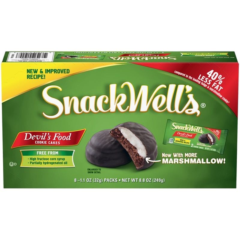 SnackWell's Devil's Food Cookie Cakes (1.1 oz) Delivery or Pickup Near Me Instacart