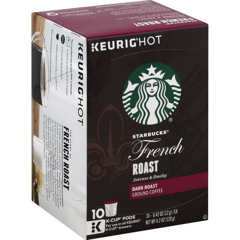 Starbucks Dark KCup Coffee Pods — French Roast for Keurig Brewers (0.