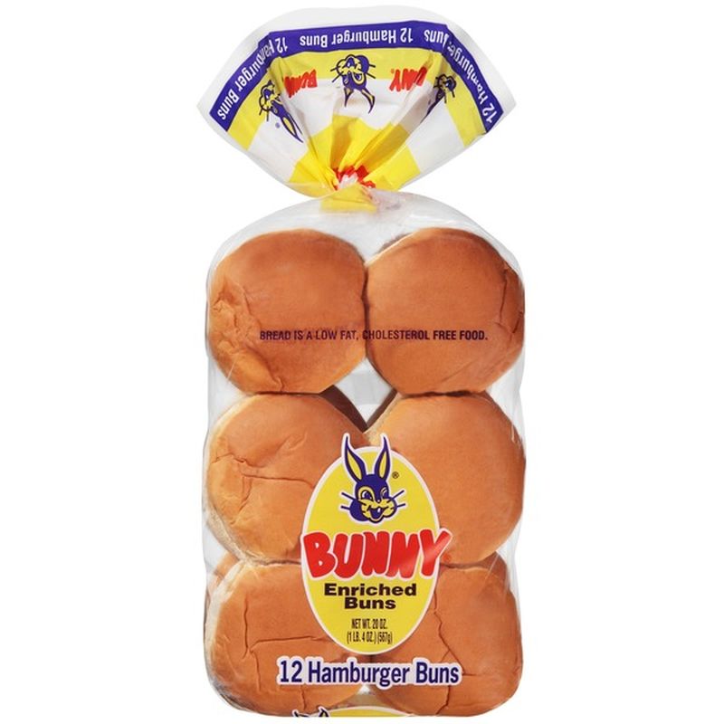 Bunny Hamburger Enriched Buns (20 oz) Instacart