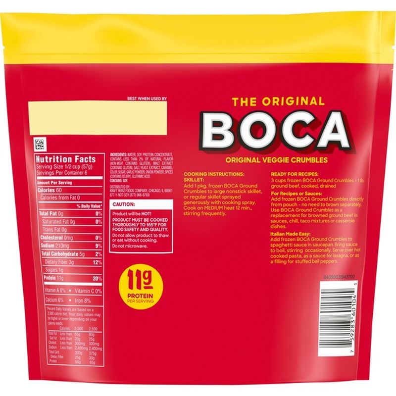 Boca Original Veggie Crumble