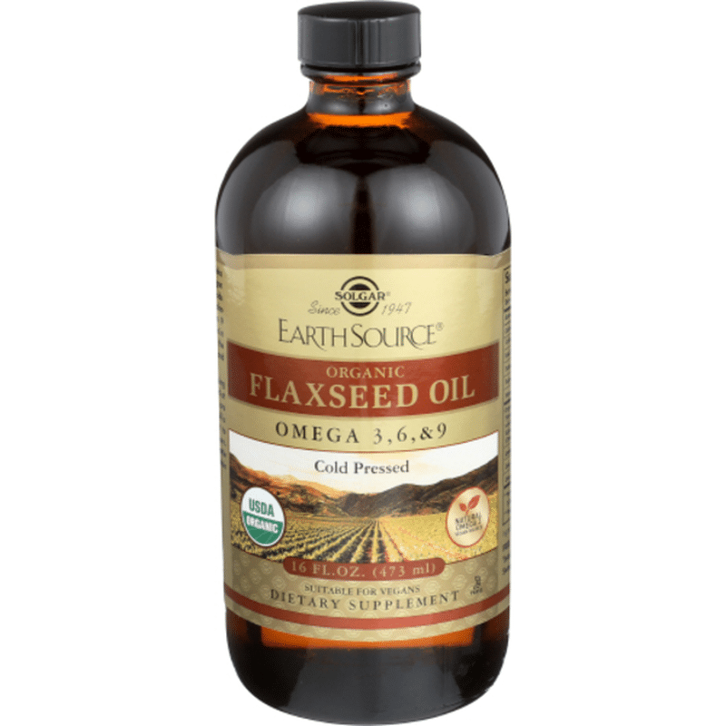 Solgar Flaxseed Oil, Organic, Cold Pressed (16 fl oz) from Sprouts