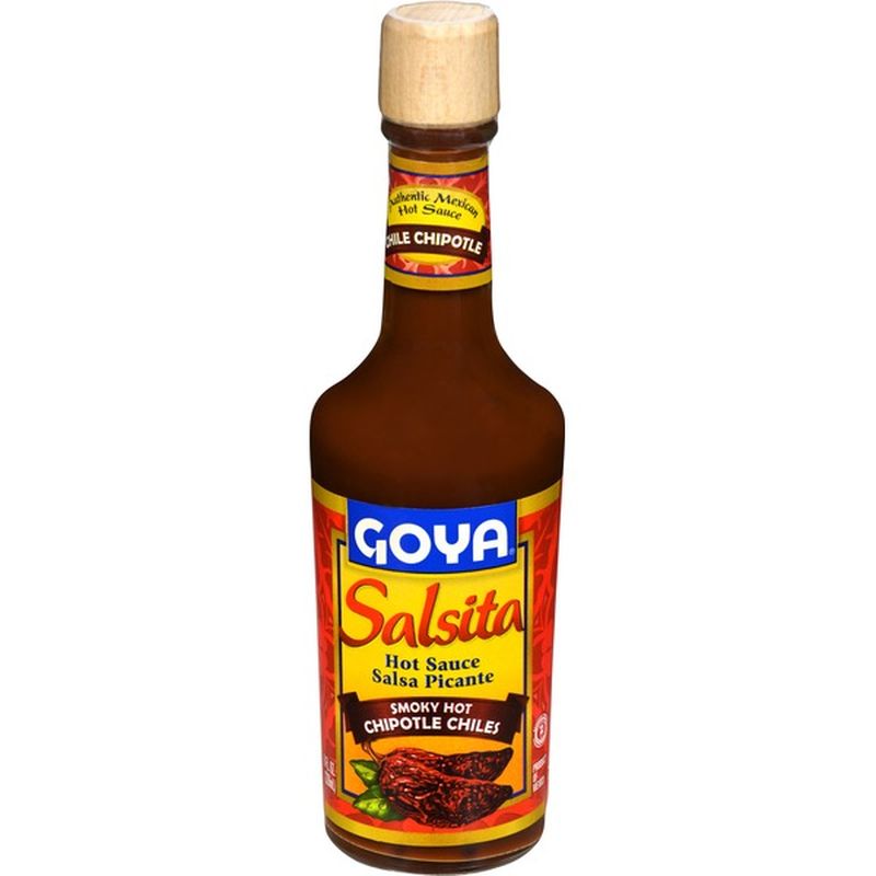 Goya Salsita Hot Sauce, Smoky Chipotle Chiles (8 fl oz) Instacart