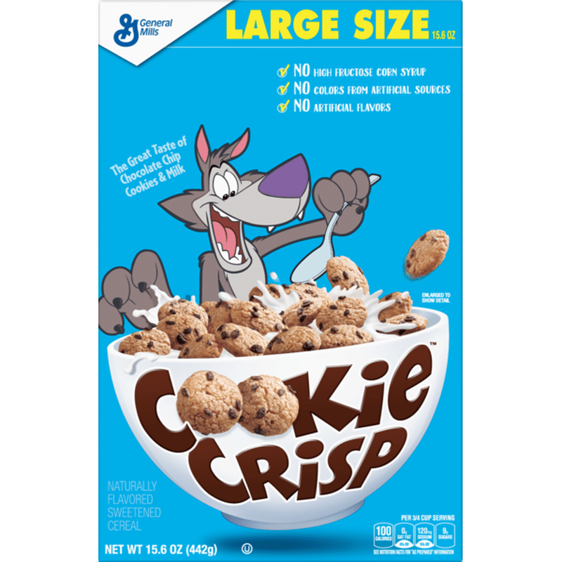 Cookie Crisp Chocolate Chip Cookie Flavored Cereal (15 6 oz) Delivery Cookie Crisp Chocolate Chip Cookie Flavored Cereal (15 6 oz) Delivery