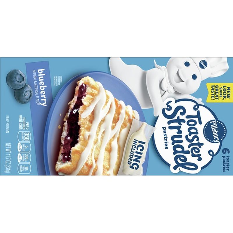 Pillsbury Toaster Strudel Blueberry Toaster Pastries (6 each) Instacart