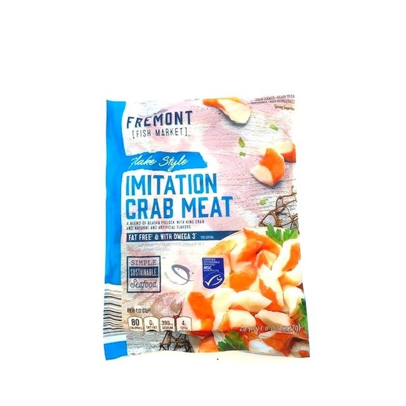 Fremont Fish Market Flake Style Imitation Crab Meat (8 oz) - Instacart