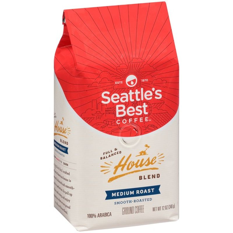 Seattle's Best Coffee Coffee House Blend Medium Roast Ground Coffee (12