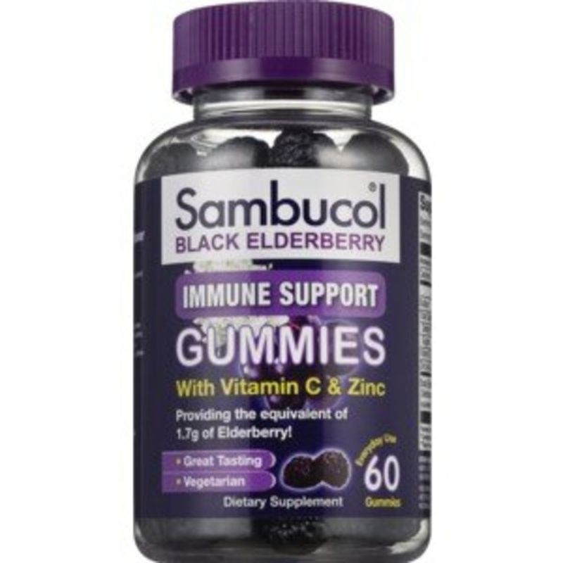 Sambucol Immune Support, Black Elderberry, Gummies (60 each) Delivery