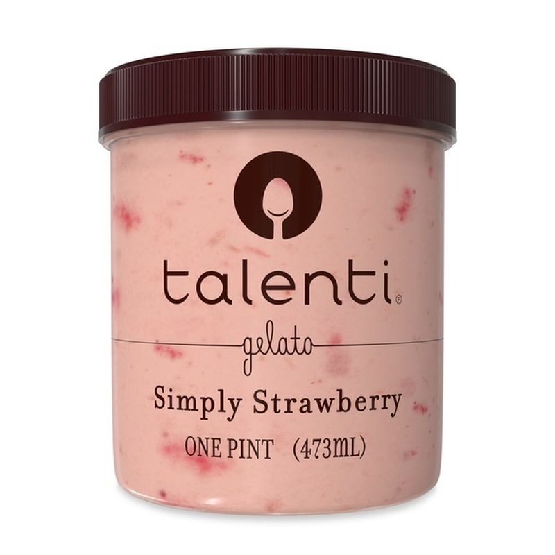 Talenti Gelato Simply Strawberry (1 pt) - Instacart