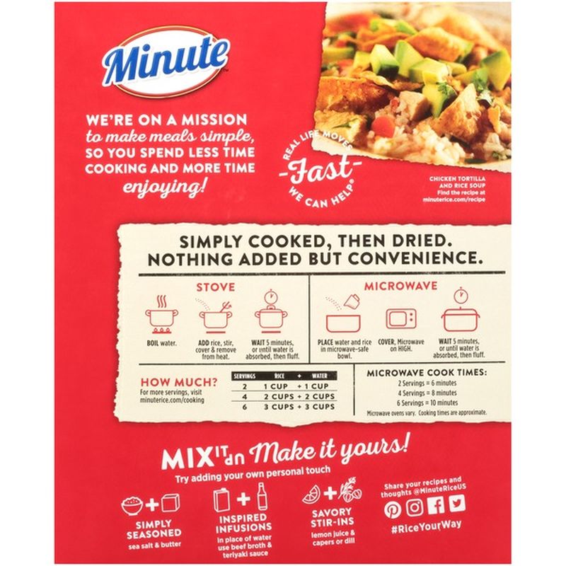 Minute Rice White Rice (72 oz) Instacart