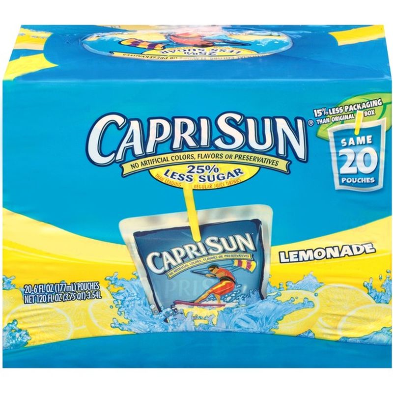 Capri Sun Lemonade Juice Drink 6 Fl Oz Instacart 0457