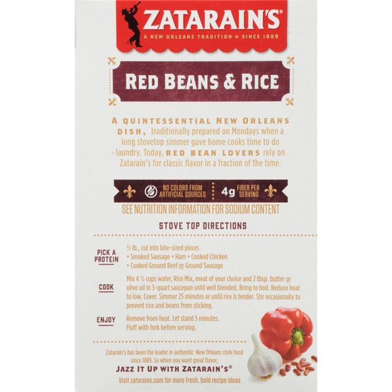 Zatarain's® Family Size Red Beans & Rice (12 oz) Instacart