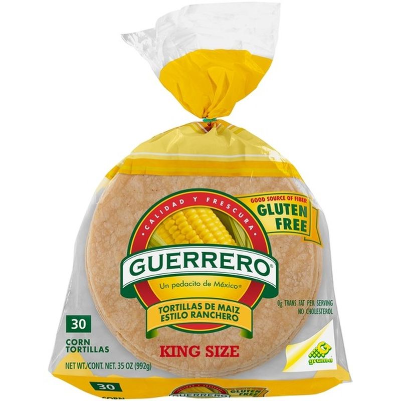 Guerrero Ranchero Style King Size Corn Tortillas (35 Oz) - Instacart