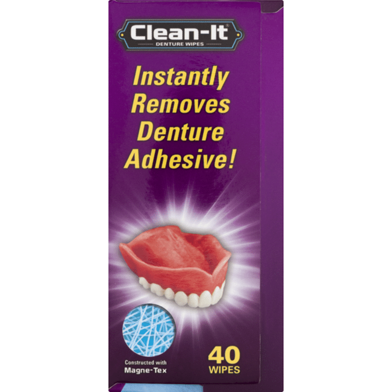 CleanIt Denture Wipes 40 CT (40 ct) Instacart