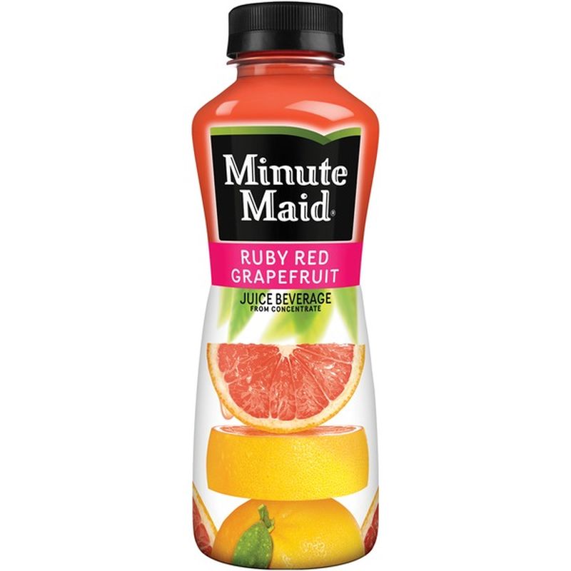 Minute Maid Juice Beverage, Ruby Red Grape Fruit (12 Oz) - Instacart