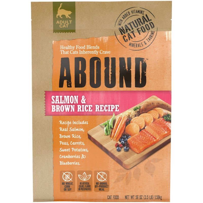 Abound Salmon & Brown Rice Adult Cat Food