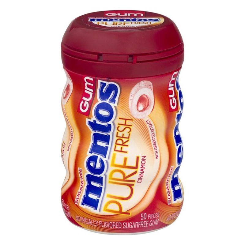 Mentos Gum, Sugar Free, Cinnamon (50 each) Instacart