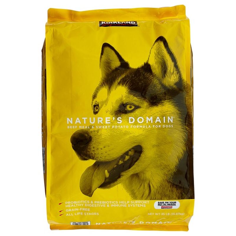 kirkland dog food nature's domain ingredients