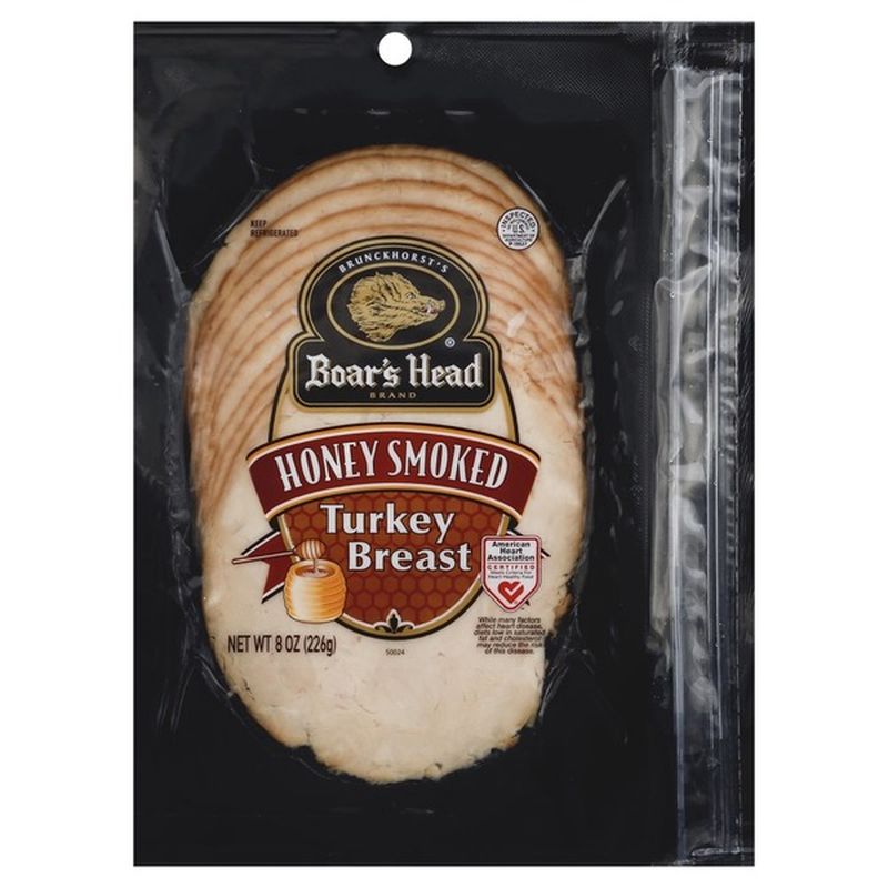 Boar's Head Turkey Breast, Honey, Smoked (8 oz) Instacart