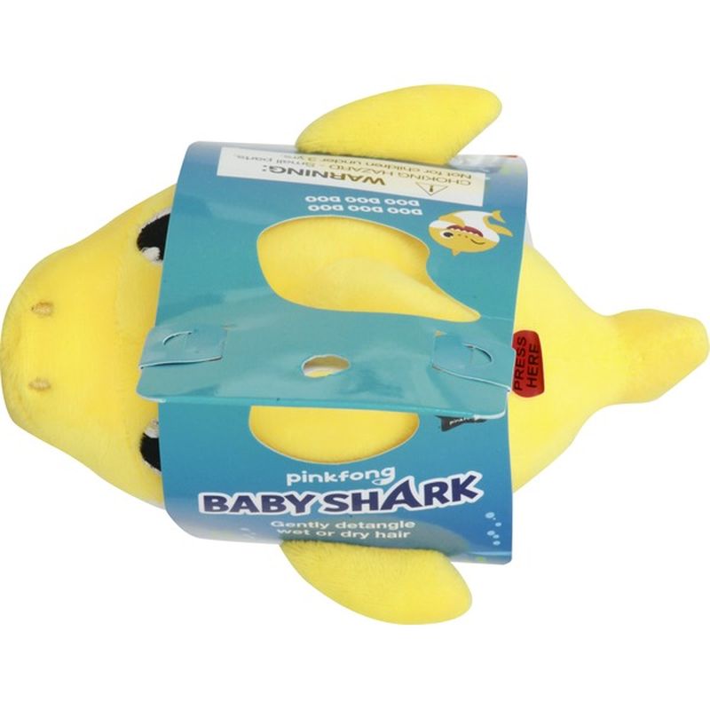 baby shark hair brush