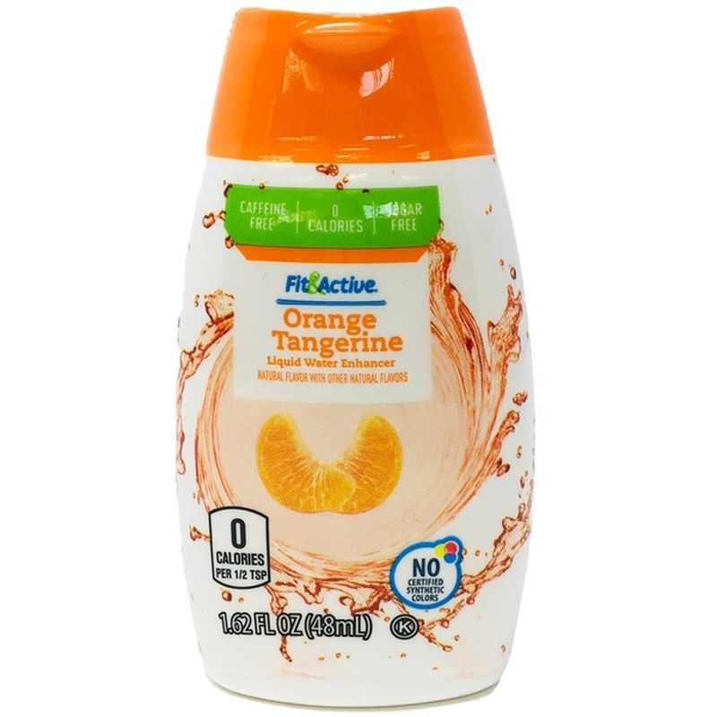 Fit & Active Orange Tangerine Liquid Water Enhancer (1.62 fl oz) from