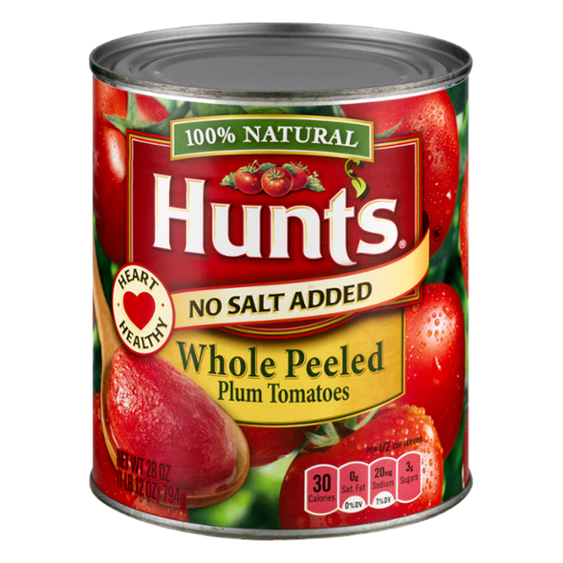 Hunt's Whole Plum Tomatoes No Salt Added (28 oz) from Giant Food Stores