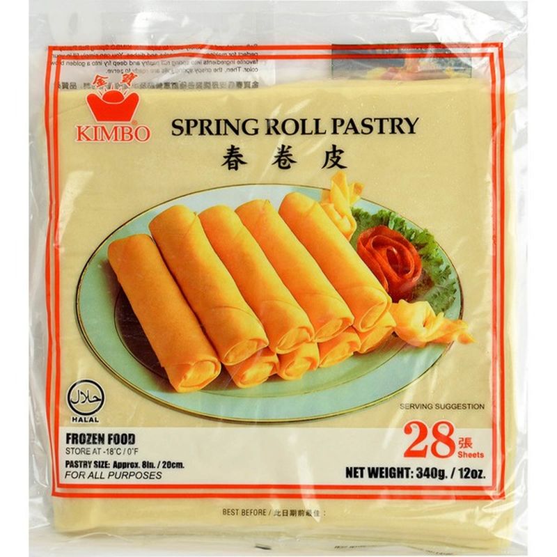 8" Kimbo Spring Roll Pastry