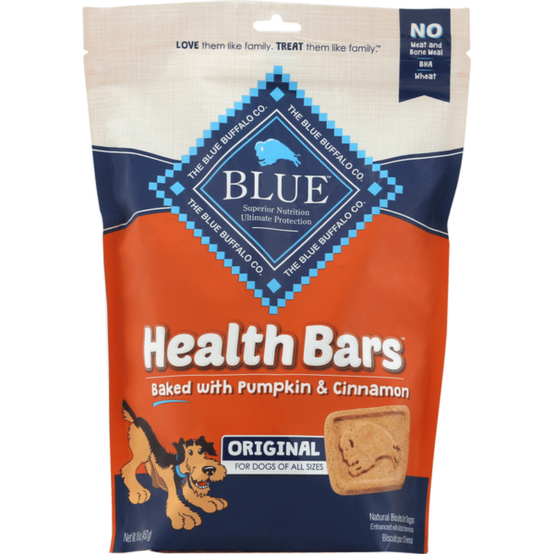 Blue Buffalo Dog Biscuits, Pumpkin/Cinnamon, Original (16 oz) Instacart
