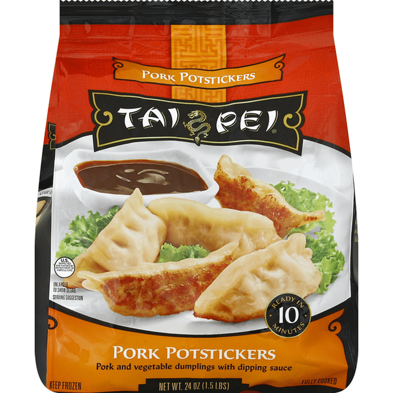 Tai Pei Pork Potstickers Frozen Asian Appetizers (24 oz) Instacart