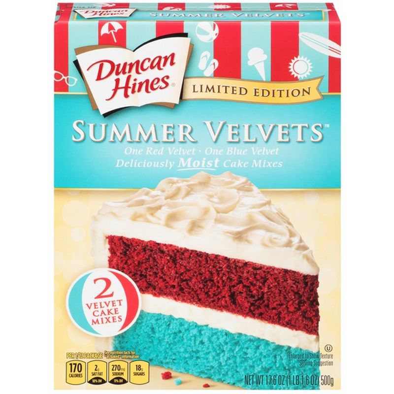 Duncan Hines Summer Velvets Cake Mixes (17.6 oz) Instacart
