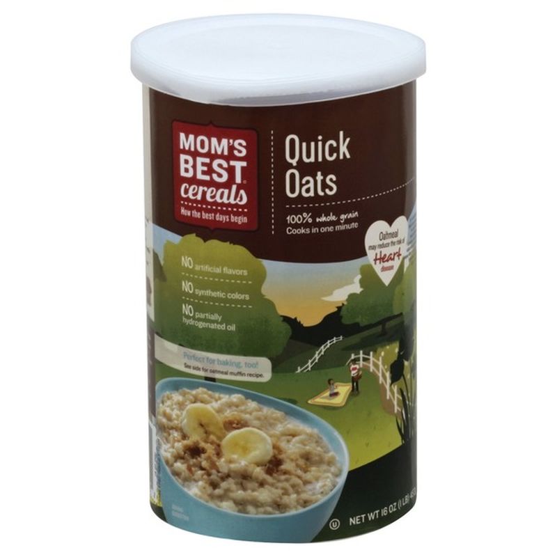 Mom's Best Cereals Cereals Quick Oats (16 oz) Instacart