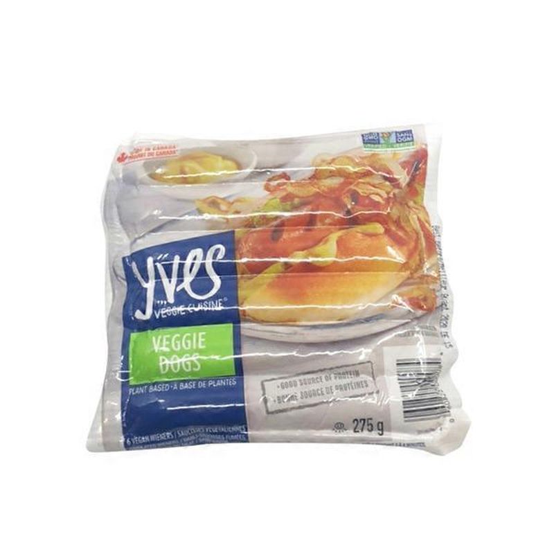 Yves Veggie Cuisine Veggie Dog 6 CT (9.7 oz) Instacart