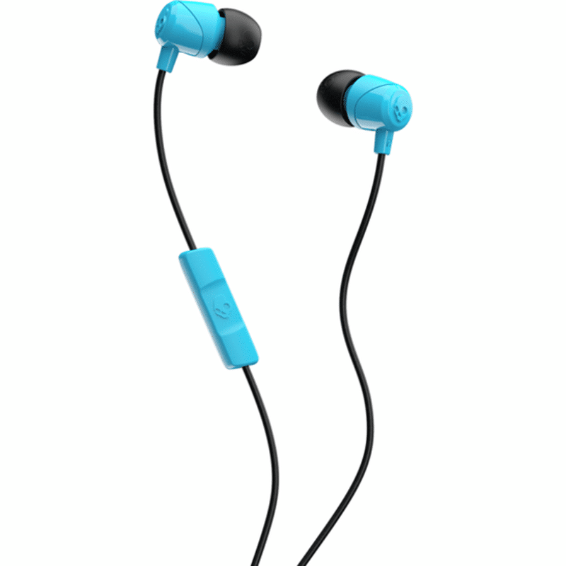 Skullcandy Blue Jib Wireless Earbuds with Microphone