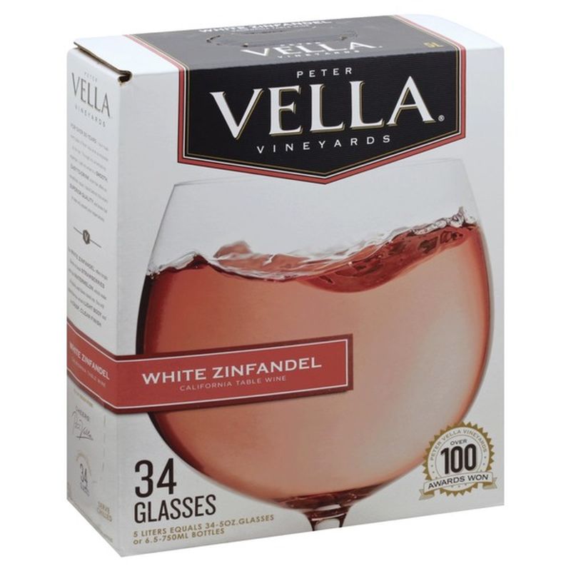Peter Vella White Zinfandel Box Wine 5 L From Smart Final Instacart