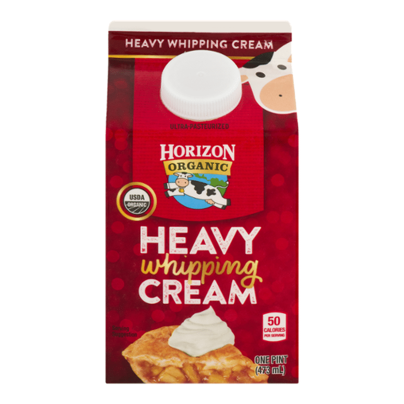 Horizon Organic Organic Heavy Whipping Cream (16 fl oz) from Giant Food Instacart