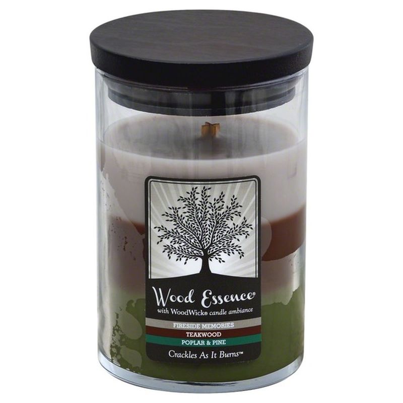 Sacred Wood Essence Candle, Fireside Memories Triple (9.5 each) from