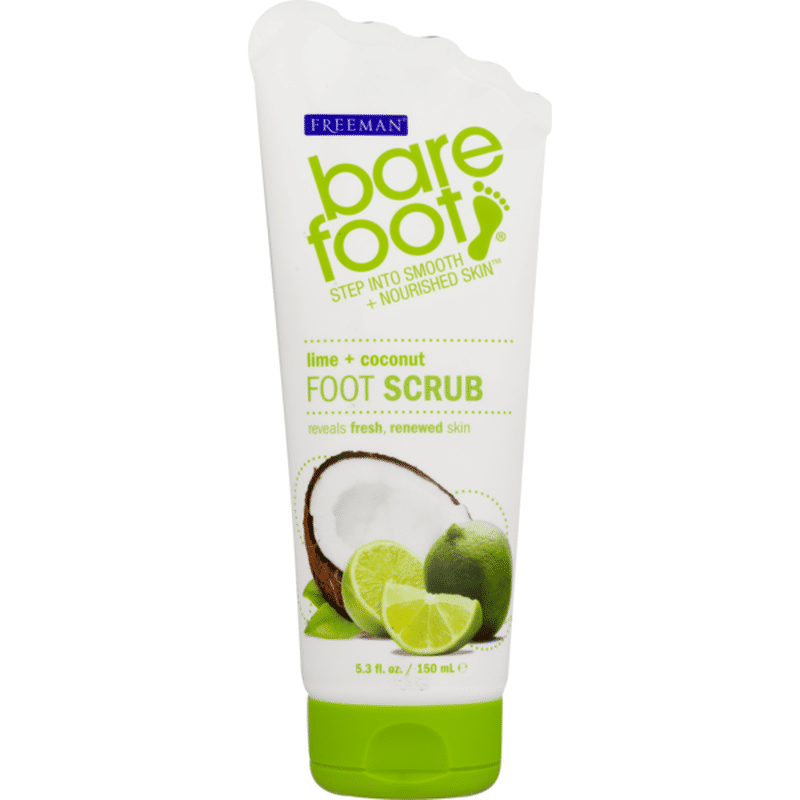 Freeman Bare Foot Foot Scrub Lime + Coconut (5.3 fl oz) - Instacart