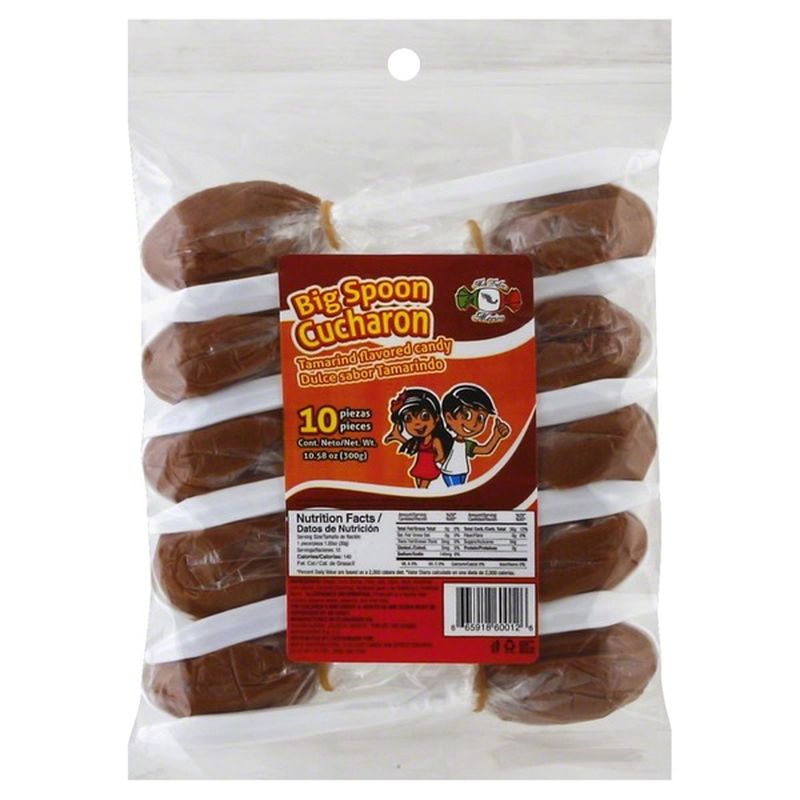 Mi Dulce Mexico Candy Tamarind Flavored Big Spoon 10 Each Instacart