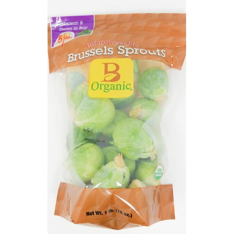 B-Organic Organic Microwave Brussel Sprouts