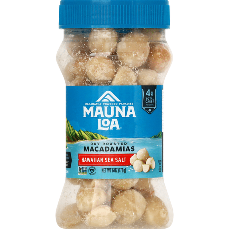 Mauna Loa Macadamias, Hawaiian Sea Salt, Dry Roasted (6 oz) Instacart
