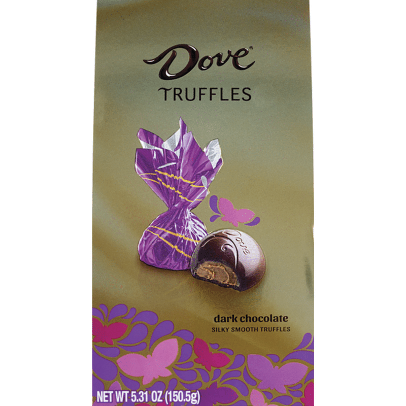 Dove Dark Chocolate Silky Smooth Truffles (5.31 oz) Instacart