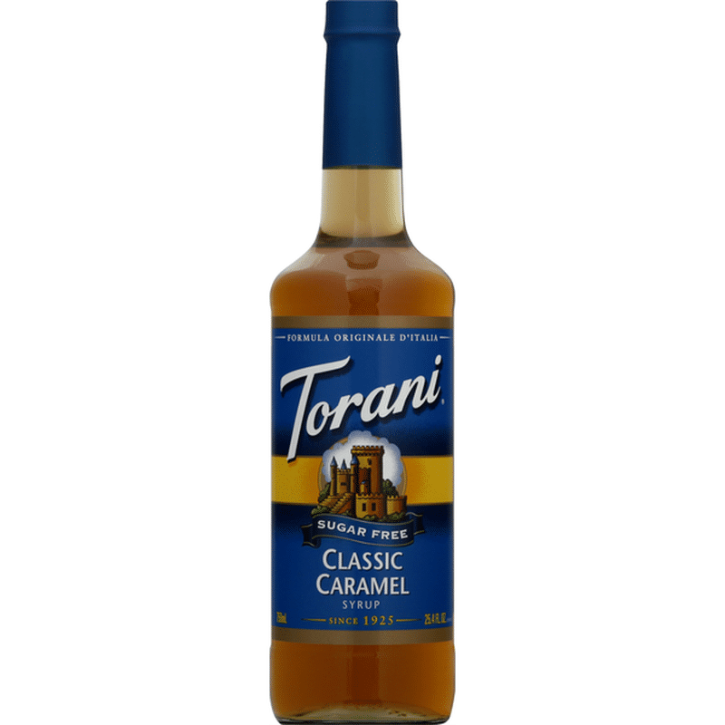 Torani Syrup, Sugar Free, Classic Caramel (750 ml) Delivery or Pickup Near Me Instacart