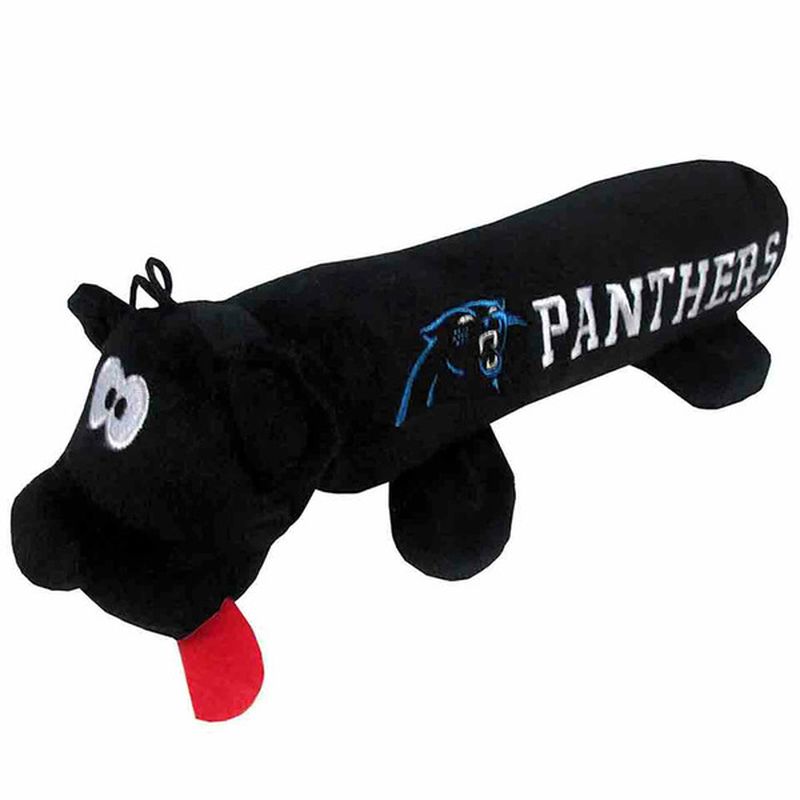 Pets First Carolina Panthers NFL Tube Dog Toy