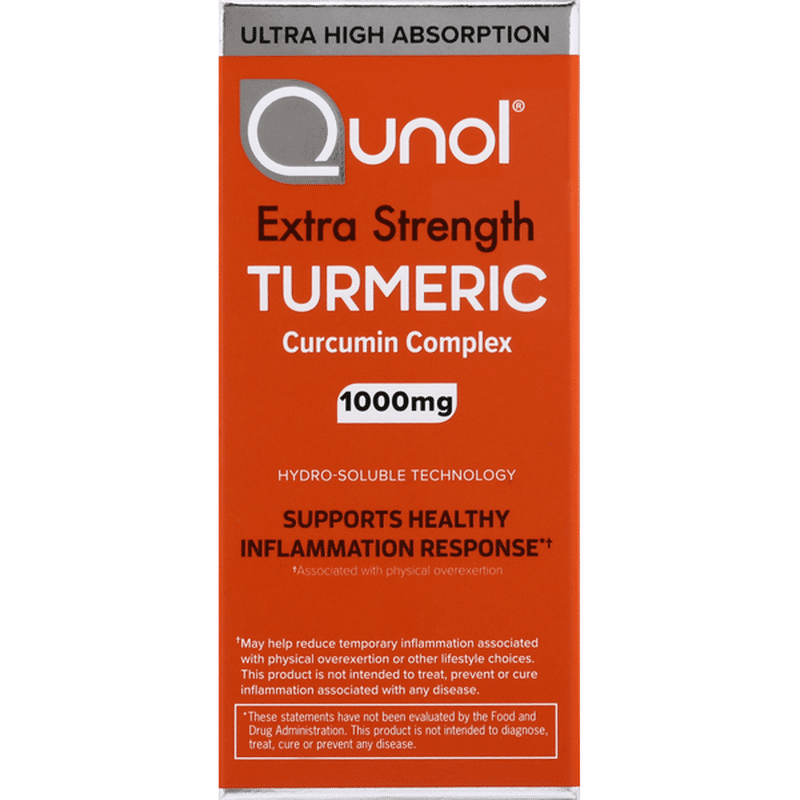 Qunol Turmeric Curcurmin Complex, Extra Strength, 1000 mg, Softgels (30