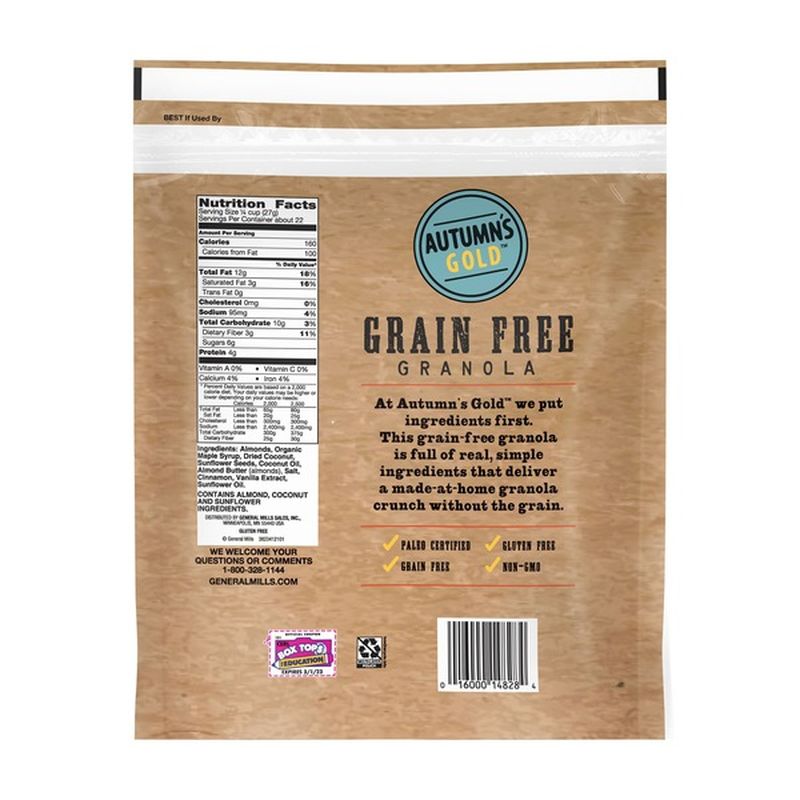 Autumn's Gold Maple Almond Butter Grain Free Granola (20.75 oz) from