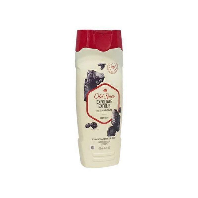 Old Spice Body Wash For Men Exfoliate With Charcoal Scent Inspired By