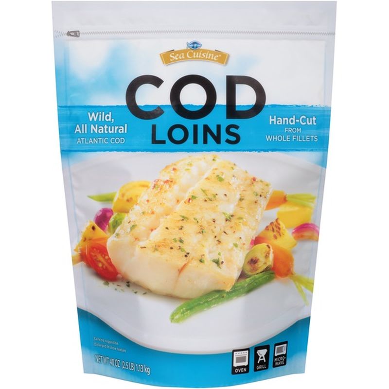 Sea Cuisine Wild All Natural Atlantic Cod Loins (40 oz) - Instacart